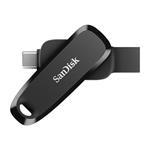 SanDisk Phone - Jednotka USB flash - 128 GB - USB 3.2 Gen 1 / USB-C - černá SDDDC6-128G-G46