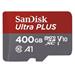 SanDisk Ultra microSDXC 400GB 100MB/s + adaptér SDSQUAR-400G-GN6MA