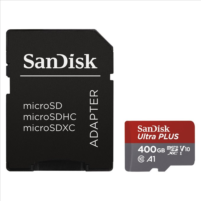 SanDisk Ultra microSDXC 400GB 100MB/s + adaptér SDSQUAR-400G-GN6MA