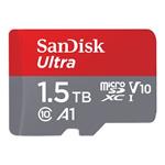 SanDisk Ultra - Paměťová karta flash (adaptér microSDXC na SD zahrnuto) - 1.5 TB - A1 / UHS Class 1 SDSQUAC-1T50-GN6MA