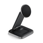 Satechi 3-in-1 Foldable Qi2 Wireless Charging Stand - Space Gray ST-Q31FM-EA