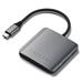 Satechi 4-Port USB-C Hub with Power Delivery - Space Grey ST-H4CPDM