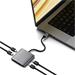 Satechi 4-Port USB-C Hub with Power Delivery - Space Grey ST-H4CPDM