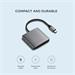 Satechi 4-Port USB-C Hub with Power Delivery - Space Grey ST-H4CPDM