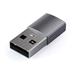 Satechi adaptér USB 3.0 to USB-C - Space Gray Aluminium ST-TAUCM