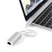 Satechi adaptér USB-C to Gigabit Ethernet - Silver Aluminium ST-TCENS