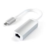 Satechi adaptér USB-C to Gigabit Ethernet - Silver Aluminium ST-TCENS