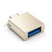 Satechi adaptér USB-C to USB 3.0 - Gold Aluminium ST-TCUAG