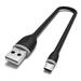 Satechi kábel Flexible USB to Micro USB 0.25m - Black ST-FCM10B