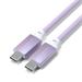 Satechi kábel USB-C to USB-C Cable 100W 2m - Purple ST-TCC2MV