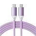 Satechi kábel USB-C to USB-C Cable 100W 2m - Purple ST-TCC2MV