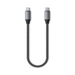 Satechi kábel USB-C to USB-C Cable 25cm - Space Gray ST-TCC10M