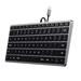 Satechi klávesnica Slim W1 Wired Backlit Keyboard - Space Gray ST-UCSW1M