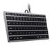 Satechi klávesnica Slim W1 Wired Backlit Keyboard - Space Gray ST-UCSW1M