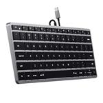 Satechi klávesnica Slim W1 Wired Backlit Keyboard - Space Gray ST-UCSW1M