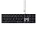 Satechi klávesnica Slim W3 Wired Backlit Keyboard - Space Gray ST-UCSW3M