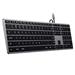 Satechi klávesnica Slim W3 Wired Backlit Keyboard - Space Gray ST-UCSW3M