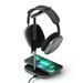 Satechi stojan 2-in-1 Headphone Stand With Wireless Charger - Space Grey Aluminium ST-UCHSMCM