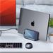 Satechi stojan Dual Vertical Laptop Stand - Space Gray Aluminum ST-ADVSM