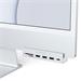 Satechi USB-C Clamp Hub pre 24" iMac 2021 - Silver Aluminium ST-UCICHS