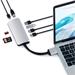 Satechi USB-C Dual Multimedia adapter - Silver Aluminium ST-TCDMMASM