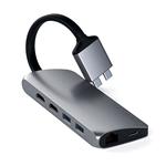 Satechi USB-C Dual Multimedia adapter - Space Gray Aluminium ST-TCDMMAM