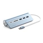 Satechi USB-C Hub & Card Reader - Blue Aluminium ST-TCHCRB