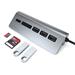 Satechi USB-C Hub & Card Reader - Space Gray Aluminium ST-TCHCRM