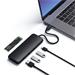 Satechi USB-C Hybrid Multiport adaptér with SSD enclosure - Black Aluminium ST-UCHSEK