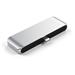 Satechi USB-C Mobile Pro Hub pre iPad Pro/Air 10.9" 2020 - Silver ST-TCMPHS