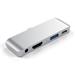 Satechi USB-C Mobile Pro Hub pre iPad Pro/Air 10.9" 2020 - Silver ST-TCMPHS