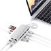 Satechi USB-C Multimedia adapter - Silver Aluminium ST-TCMM8PAS