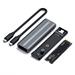 Satechi USB-C NVME and SATA SSD Enclosure - Space Gray Aluminium ST-UCNSEM