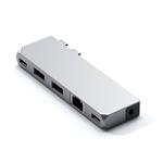 Satechi USB-C Pro Hub Mini Adapter - Silver Aluminium ST-UCPHMIS