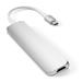 Satechi USB-C Slim Multiport adaptér V2 - Silver Aluminium ST-CMA2S