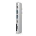 Satechi USB-C Slim Multiport adaptér V2 - Silver Aluminium ST-CMA2S