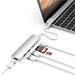 Satechi USB-C Slim Multiport adaptér V2 - Silver Aluminium ST-CMA2S