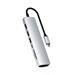 Satechi USB-C Slim Multiport adaptér with Ethernet - Silver Aluminium ST-UCSMA3S