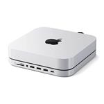 Satechi USB-C Stand & Hub pre Mac Mini/Studio with NVMe SSD enclosure - Silver ST-GMMSHS