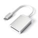 Satechi USB-C UHS-II Micro/SD Card reader - Silver Aluminium ST-TCU3CRS