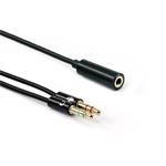 SBOX 35F-2X35M Kábel audio 2x jack/1x jack sam0,2m