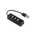 SBOX H204 black USB 2.0 port 4x H-204