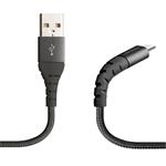 SBS - Kábel UNBREAKABLE s kovovými konektormi, USB/USB-C, 1m, čierna TECABLETCUNTOP1K