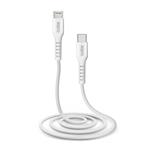 SBS - Kábel USB-C/MFI Lightning, dĺžka 1 m, biela TECABLELIGTC1W