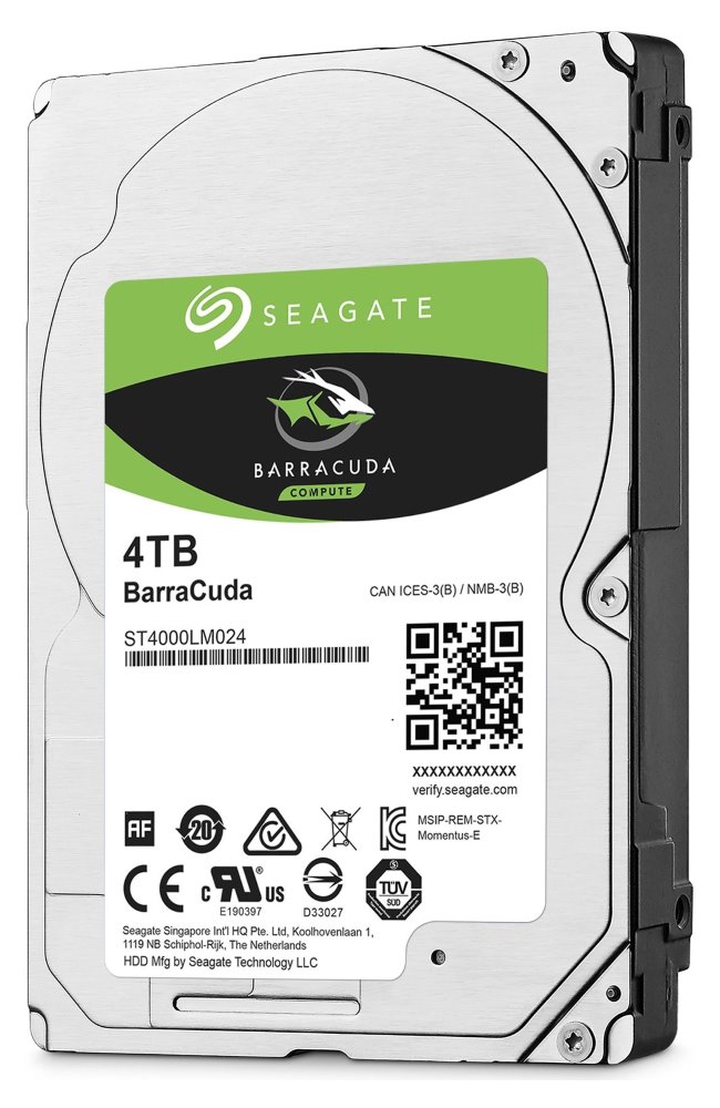 Seagate Barracuda ST4000DM004 - Pevný disk - 4 TB - interní - 3.5" - SATA 6Gb/s - 5400 ot/min. - vy