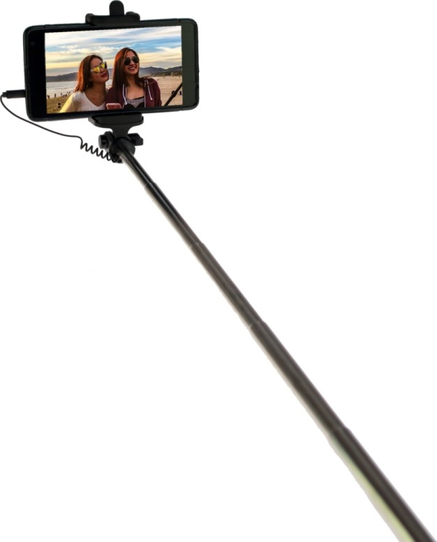 SELFIE STICK CABLE - Extendable monopod for smartphone up to 85mm wide, MT5508K