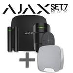 SET 7 - Ajax StarterKit black + Ajax HomeSiren white - ZDARMA AJAXSET7_BL