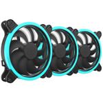 SilentiumPC sada přídavných ventilátorů Sigma HP Corona RGB 140 3-pack / 3x 140mm fan / RGB LED / ultratichý SPC224