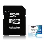 Silicon Power memory card Superior Pro Micro SDXC 64GB UHS-I U3 V30 +adapter SP064GBSTXDU3V20AB