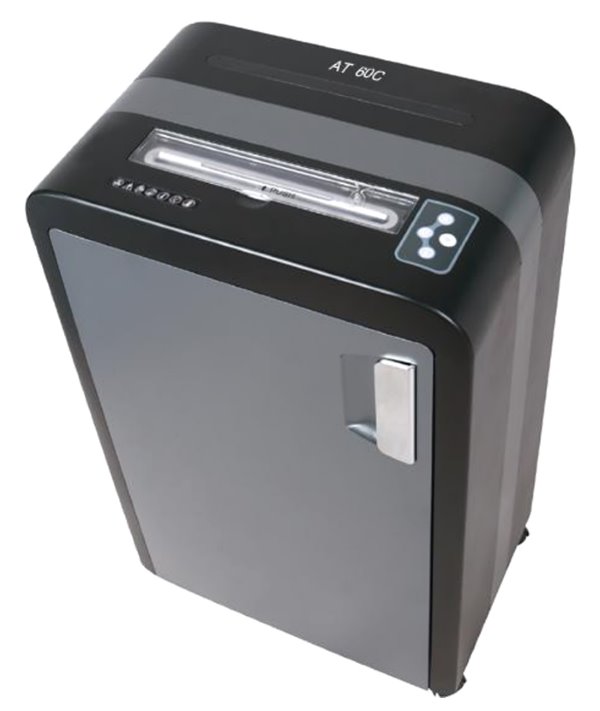 Skartovač AveTECH AT-60C DIN 3, 3,8x40mm, 22 listů, 35l, CD+DVD, Credit Card, Sponky, NBÚ